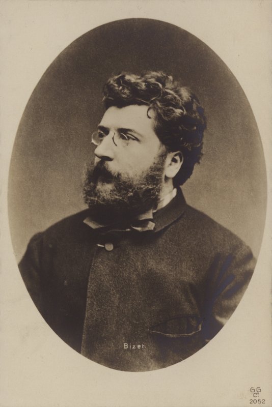 Georges Bizet, francuski kompozytor, głównie oper (1838-1875) autorstwa French Photographer