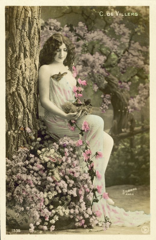 Dziewczyna z kwiatami autorstwa French Photographer