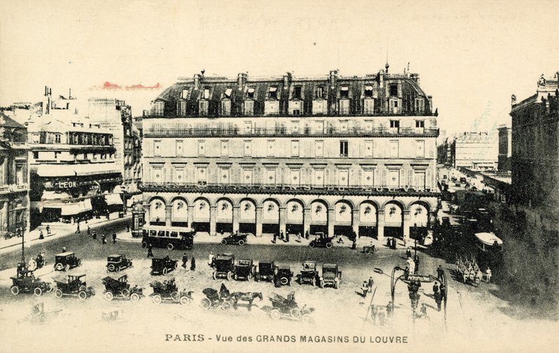 Dom towarowy Grands Magasins du Louvre, Paryż autorstwa French Photographer