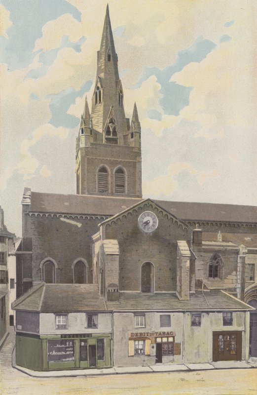 Grenoble, kościół Saint-Andre, Cote N autorstwa French Photographer