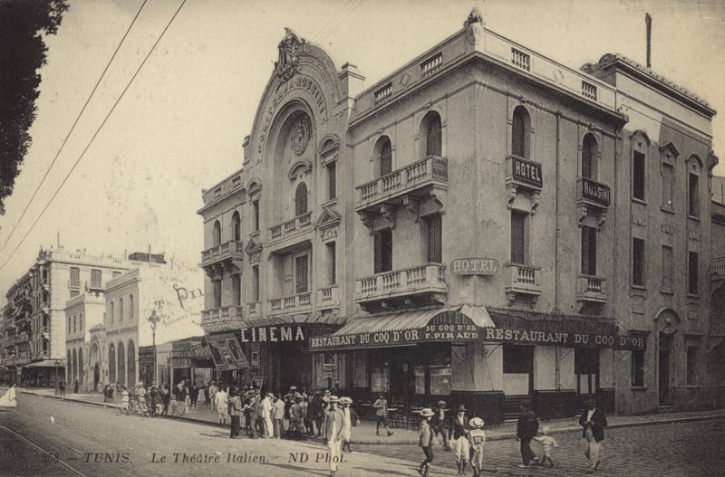 Teatr Włoski, Tunis, Tunezja autorstwa French Photographer