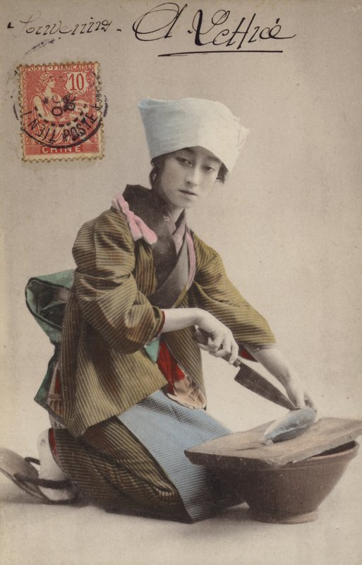 Japońska dziewczyna filetuje ryby? autorstwa French Photographer