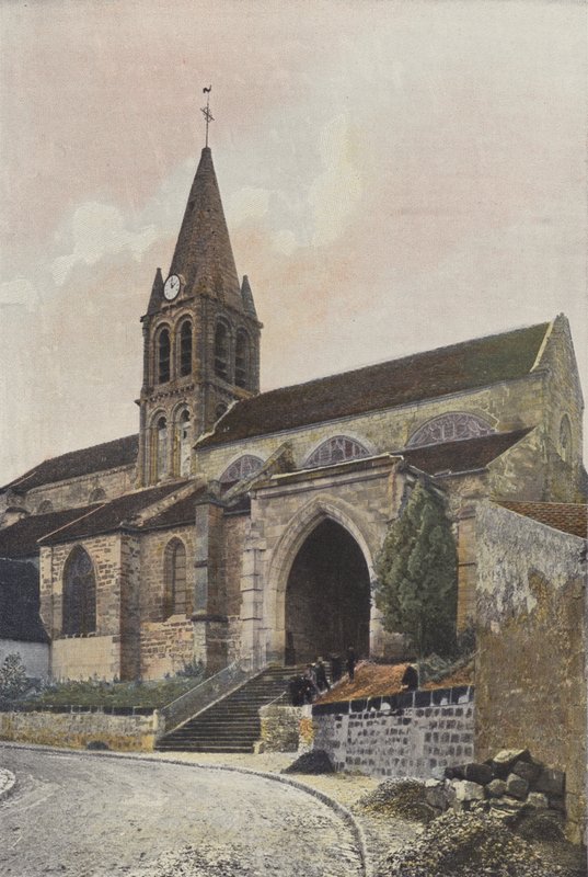 Jouy-le-Moutier, Kościół autorstwa French Photographer