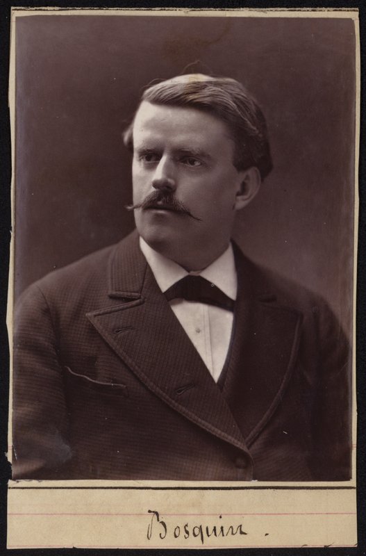 Jules Alexandre Bosquin, francuski śpiewak operowy autorstwa French Photographer