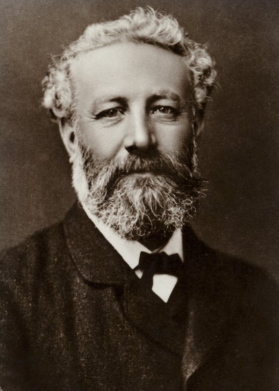 Jules Verne (1828-1905), francuski powieściopisarz autorstwa French Photographer