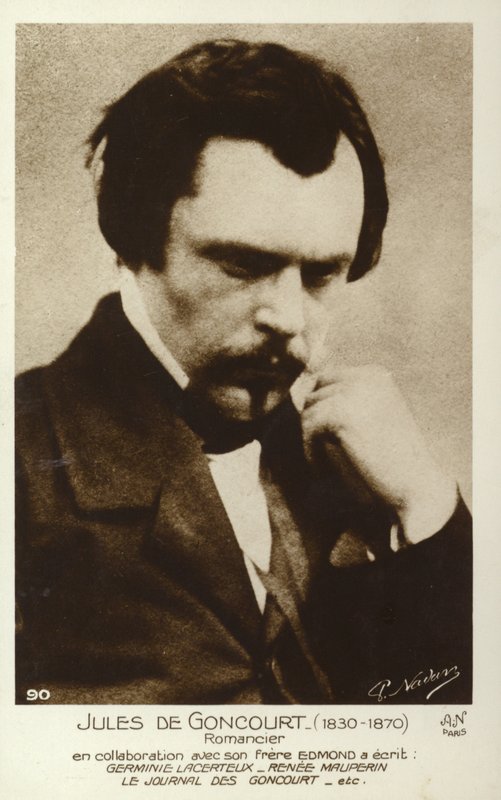 Jules de Goncourt (1830-1870), francuski powieściopisarz autorstwa French Photographer