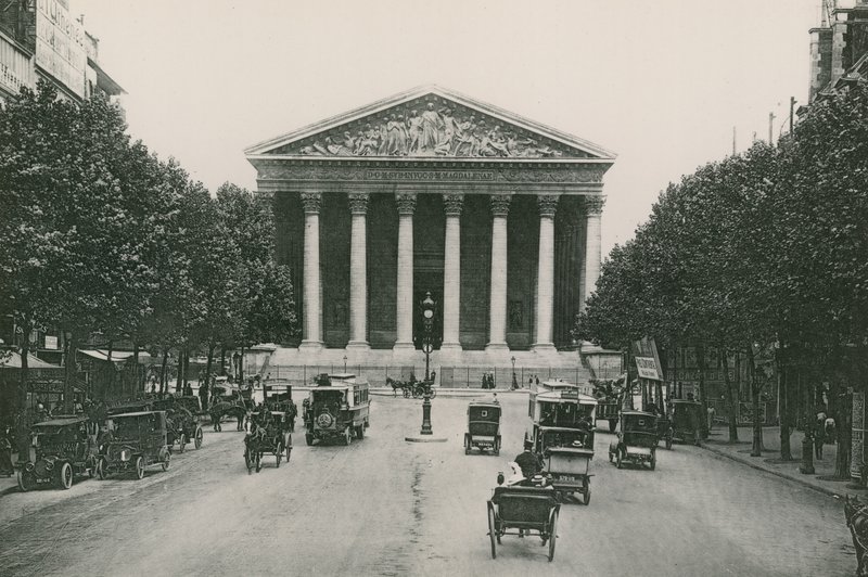 LEglise de la Madeleine, kościół Magdaleny (fotograwiura) autorstwa French Photographer