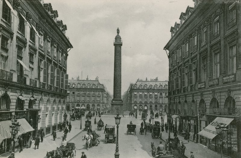La Place Vendome, The Place Vendome (fotograwiura) autorstwa French Photographer