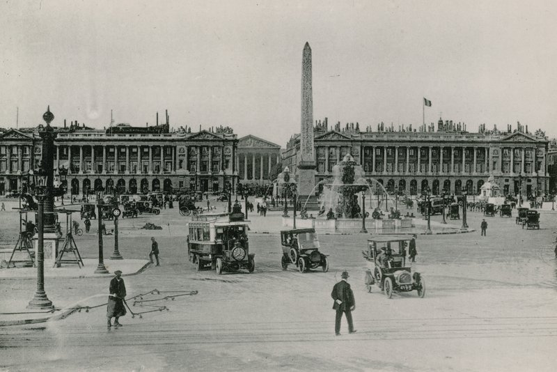 La Place de la Concorde, Miejsce Zgody (fotograwiura) autorstwa French Photographer