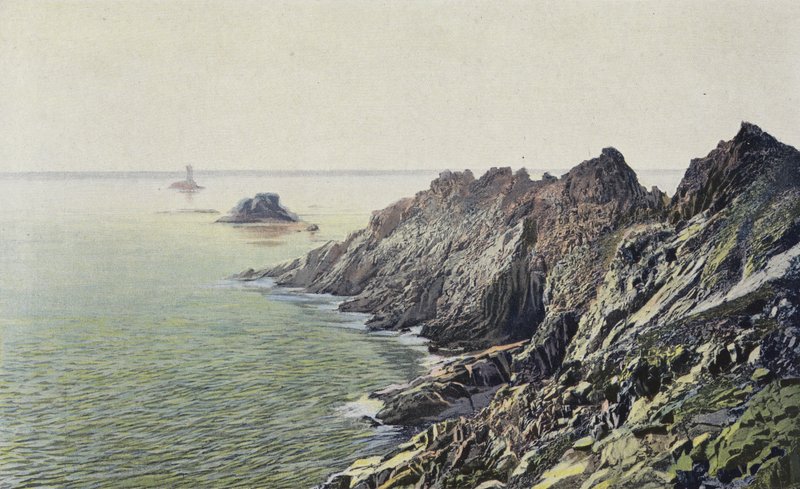 Pointe Du Raz De Sein, widok na wschód autorstwa French Photographer