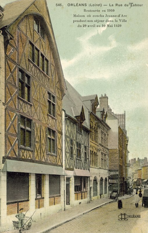 Rue de Labour, Orlean (kolorowe zdjęcie) autorstwa French Photographer
