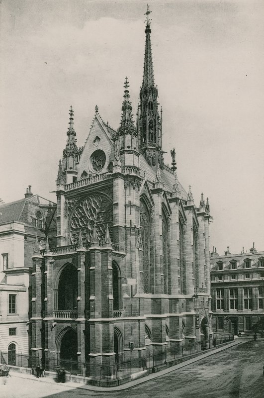 La Sainte-Chapelle, Kaplica św. (fotografika) autorstwa French Photographer