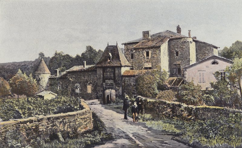 Lacenas, Château du Sou autorstwa French Photographer