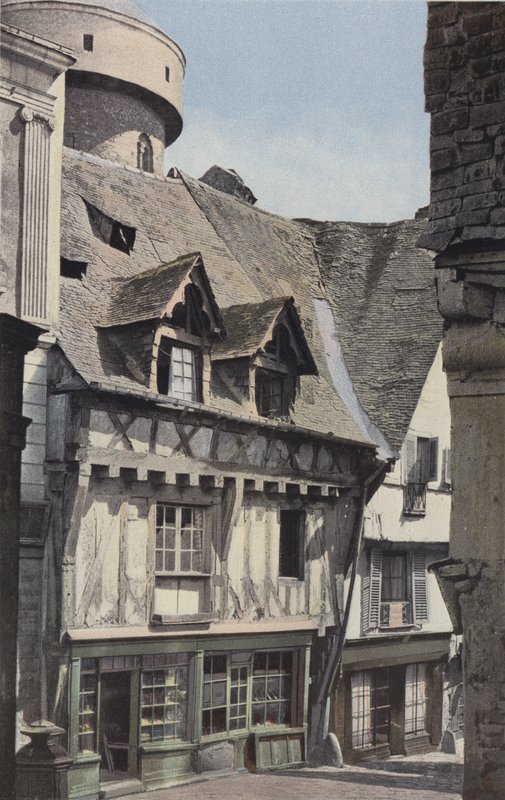Laval, Stare drewniane domy autorstwa French Photographer