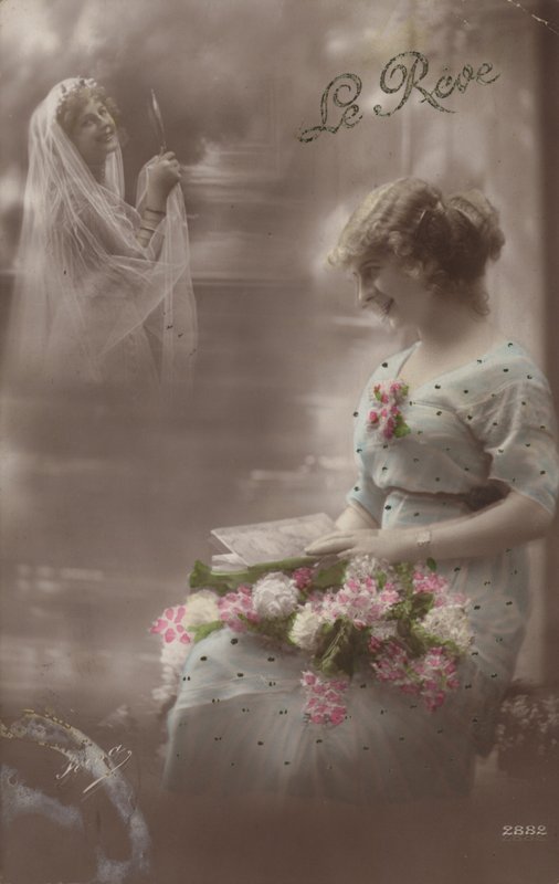 Le Reve (zdjęcie barwione) autorstwa French Photographer