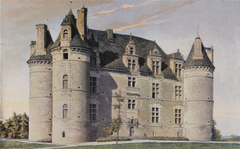 Le Vieil-Bauge, Chateau de Landifer, Razem S E autorstwa French Photographer