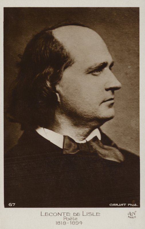 Leconte de Lisle (1818-1894), poeta francuski autorstwa French Photographer