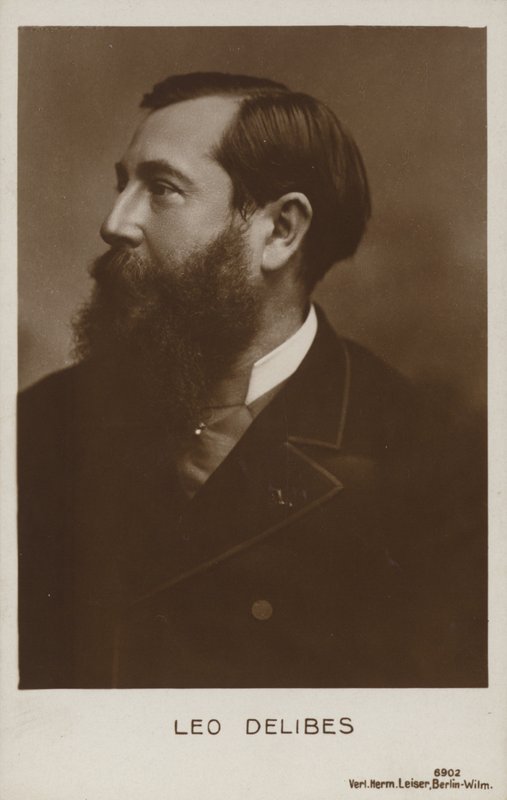 Leo Delibes, kompozytor francuski (1836-1891) autorstwa French Photographer