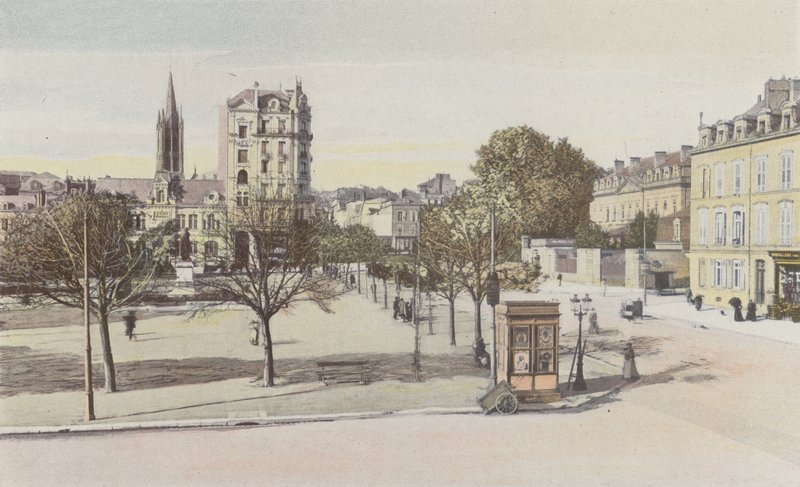 Limoges, Place Jourdan autorstwa French Photographer