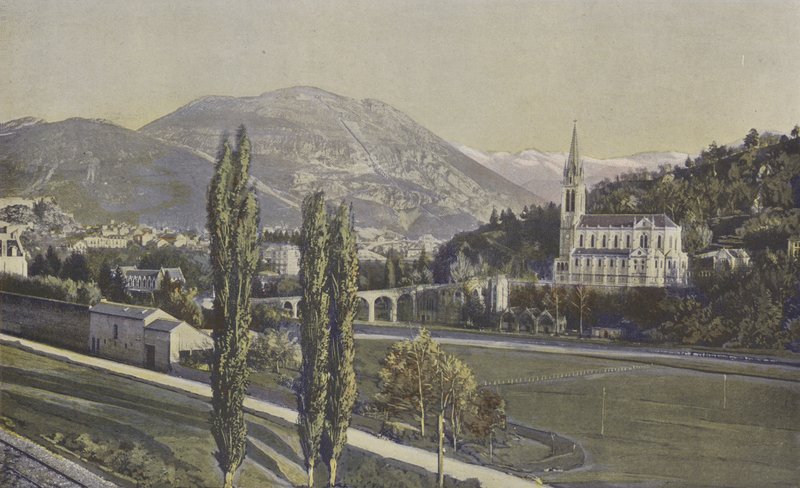 Lourdes, Widok ogólny autorstwa French Photographer
