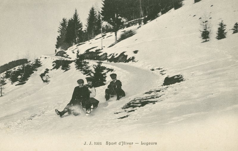 Lugery na górze (zdjęcie czarno-białe) autorstwa French Photographer