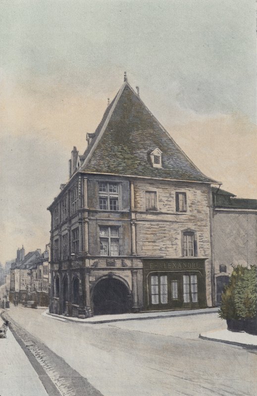 Luxeuil, Maison Francois Premier lub Maison du Juif autorstwa French Photographer