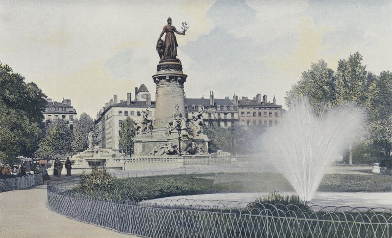 Lyon, Place Carnot autorstwa French Photographer