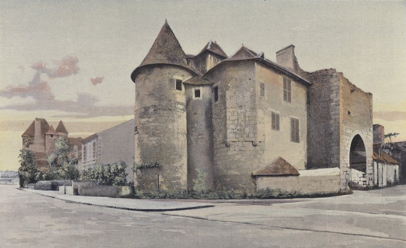 Mennetou-sur-Cher, zamek, widok E autorstwa French Photographer