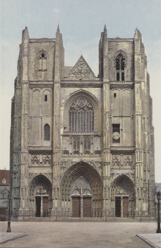 Nantes, Cathedrale, Fasada O autorstwa French Photographer