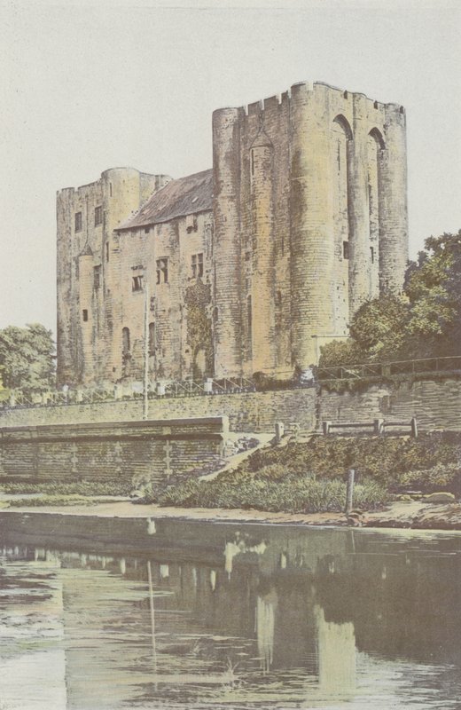 Niort, zamek, widok z lewego brzegu Sevre-Niortaise autorstwa French Photographer