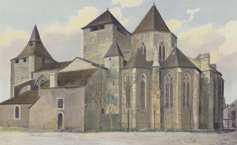 Oloron-Sainte-Marie, Kościół Sainte-Marie, Razem S E autorstwa French Photographer