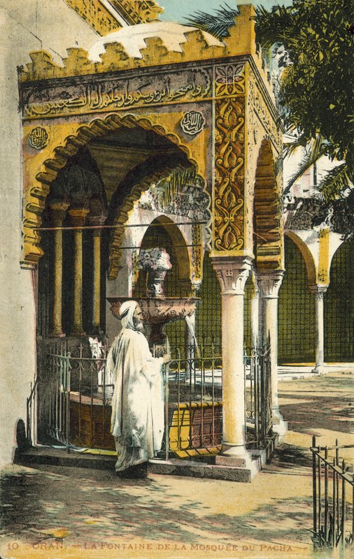 Oran, Algieria, fontanna meczetu Pacha autorstwa French Photographer