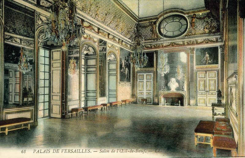 Pałac w Wersalu, Salon Oeil-De-Boeuf autorstwa French Photographer