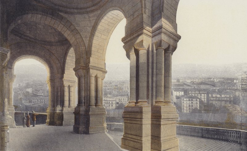 Paryż, Bazylika Najświętszego Serca, Porch autorstwa French Photographer