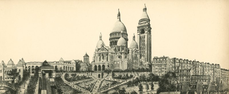 Paryż, Bazylika Najświętszego Serca na Montmartre, Bazylika Najświętszego Serca autorstwa French Photographer
