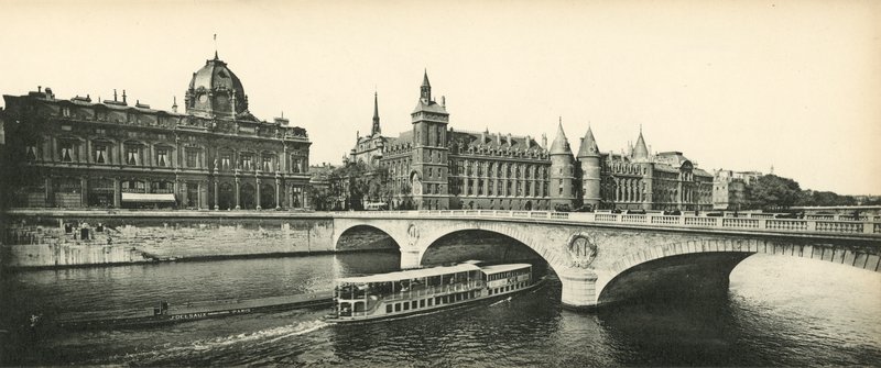Paryż, Conciergerie i Sąd Handlowy, Conciergerie i Sąd Handlowy autorstwa French Photographer