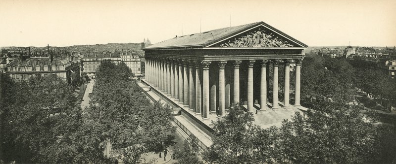 Paryż, La Madeleine, Kościół Madeleine autorstwa French Photographer
