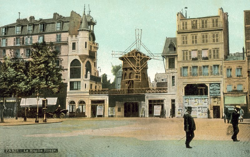 Paryż, Moulin Rouge autorstwa French Photographer