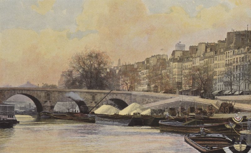 Paryż, Pont Marie autorstwa French Photographer