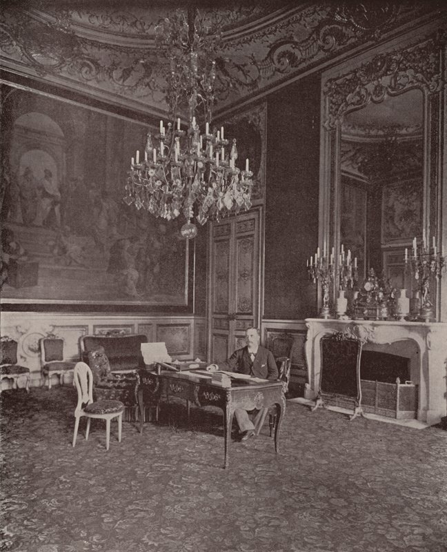 Paryż: M Casimir-Perier, prezydent Francji (zdjęcie czarno-białe) autorstwa French Photographer