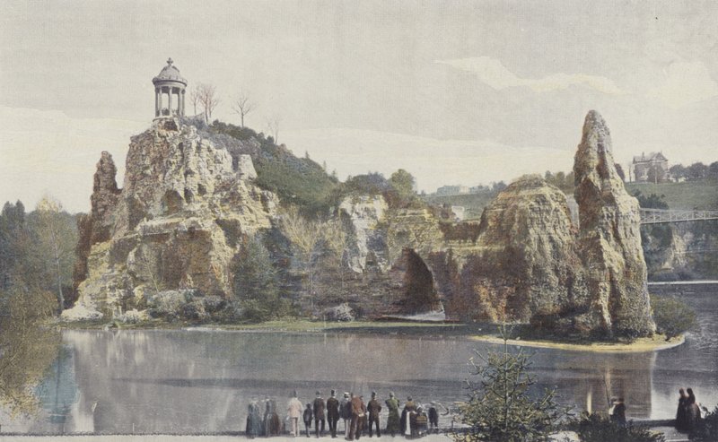 Paryż, Park Buttes-Chaumont autorstwa French Photographer