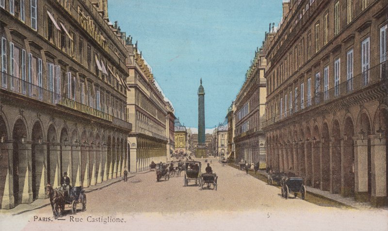 Paryż, Rue Castiglione autorstwa French Photographer