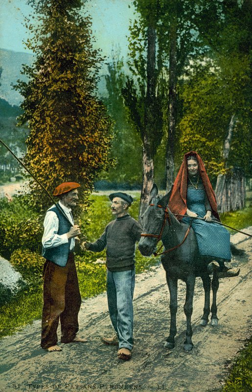 Chłopi w Pirenejach autorstwa French Photographer
