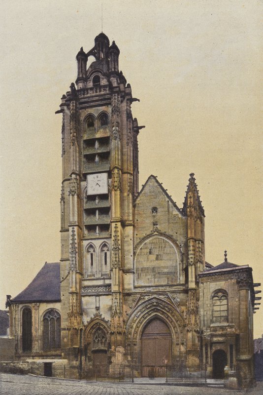Pontoise, Kościół Saint-Maclou, Fasada autorstwa French Photographer