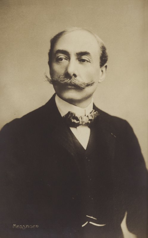 Portret Andre Messagera autorstwa French Photographer