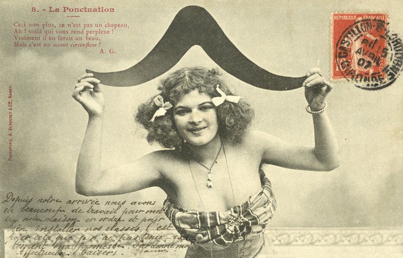 Interpunkcja (zdjęcie czarno-białe) autorstwa French Photographer