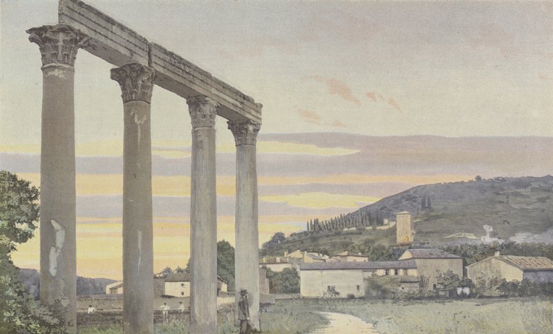 Śmiej się, Ancient pozostaje na prawym brzegu Colostre, na zachód od miasta autorstwa French Photographer