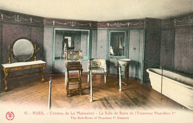 Rueil, Chateau De La Malmaison, Łazienka Napoleona I autorstwa French Photographer
