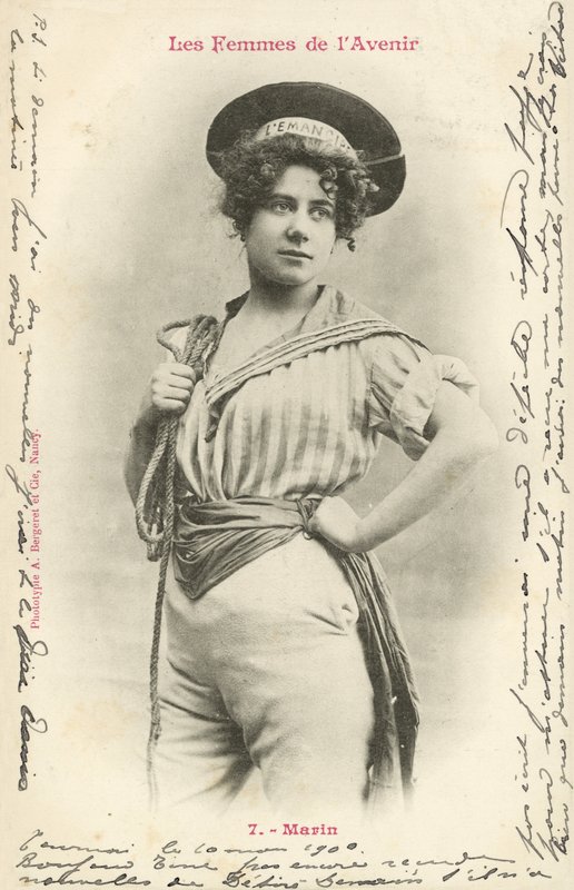 Marynarz, Kobieta Przyszłości autorstwa French Photographer