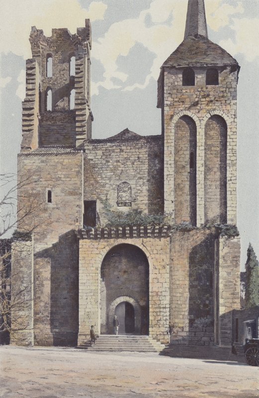 Saint-Avit-Senieur, Kościół, Fasada O autorstwa French Photographer
